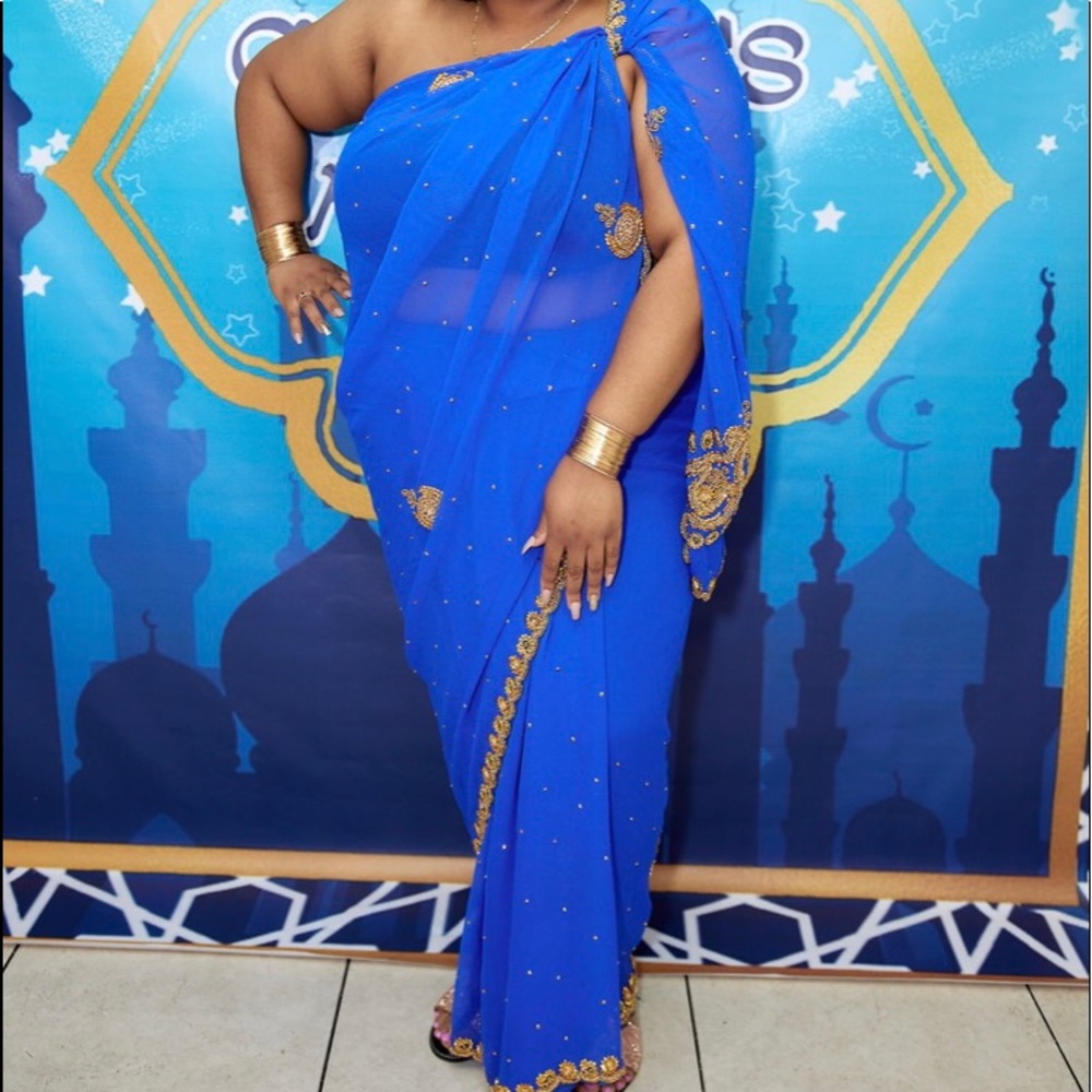 Plus size Indian/Arabian Saree/Kaftan Wrap Dress